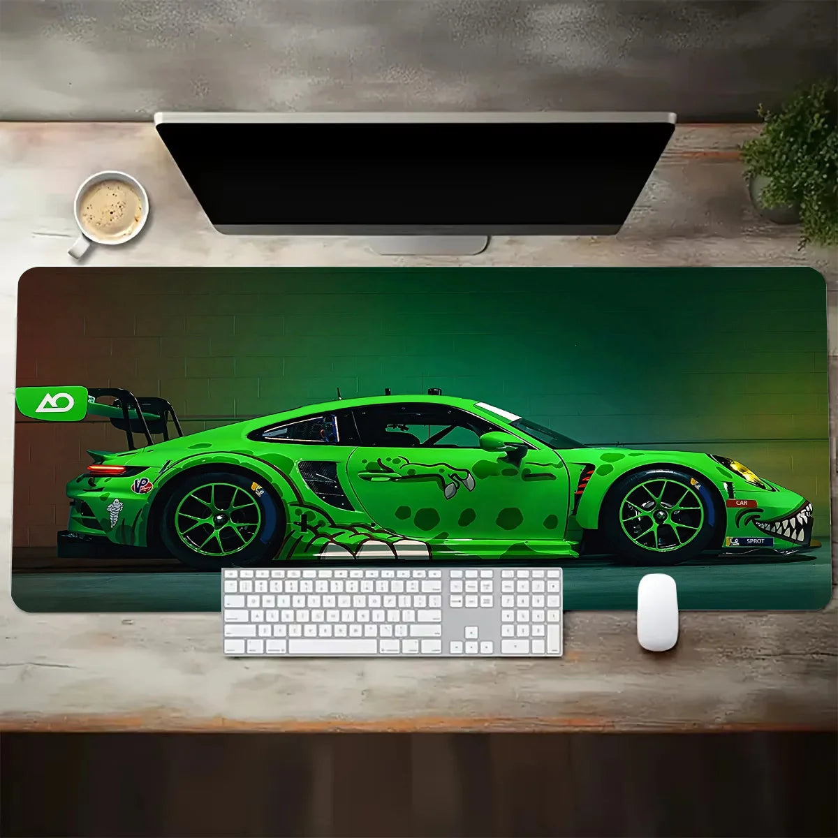 XGZ Sports Car Gaming Mouse Pad - Anti-Slip Base