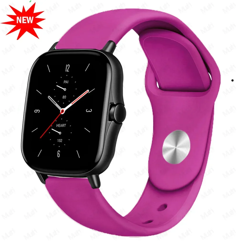 PEO 20mm/22mm silikonklokkerem for Amazfit GTS/GTR - Unisex erstatningsbånd