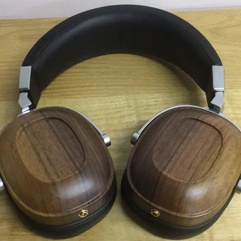 B8 Walnut HIFI Headphones with 50mm Beryllium Drivers