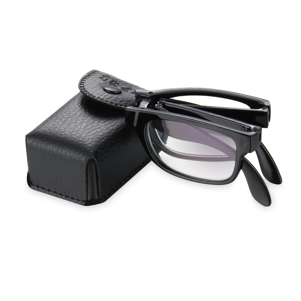 KLASSNUM Folding Anti Blue Light Reading Glasses - Stylish & Portable
