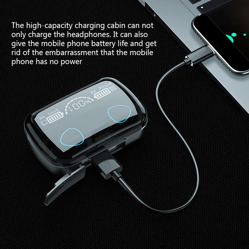 M10 TWS Wireless Bluetooth Headset with Noise Cancelling Mic