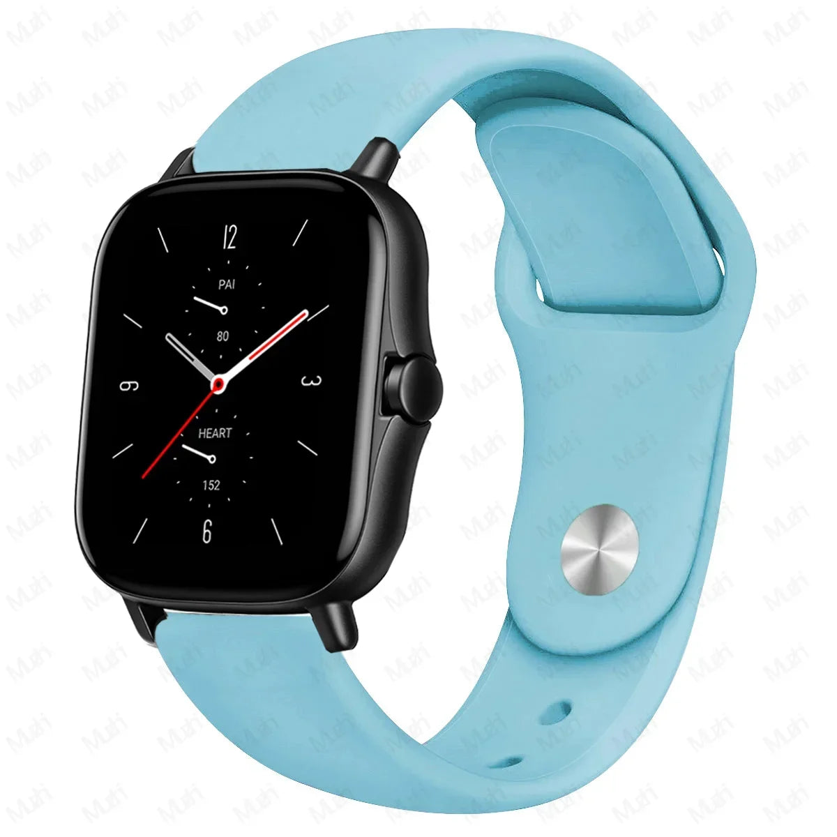 PEO 20mm/22mm silikonklokkerem for Amazfit GTS/GTR - Unisex erstatningsbånd