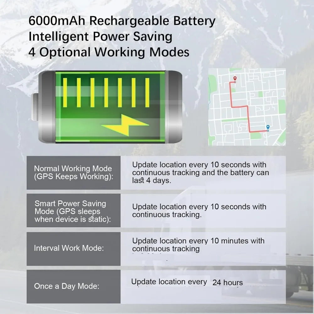 4G Real-Time GPS Tracker With 12-Month Battery Life