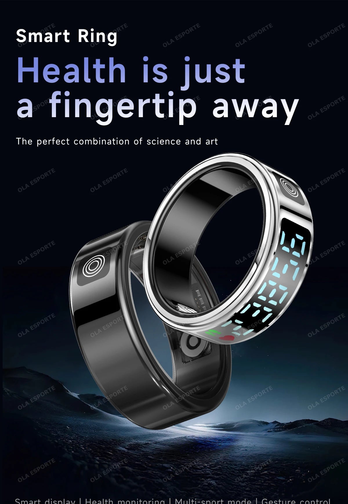Xiaomi Smart Ring - Waterproof Health Monitor with Gesture Control