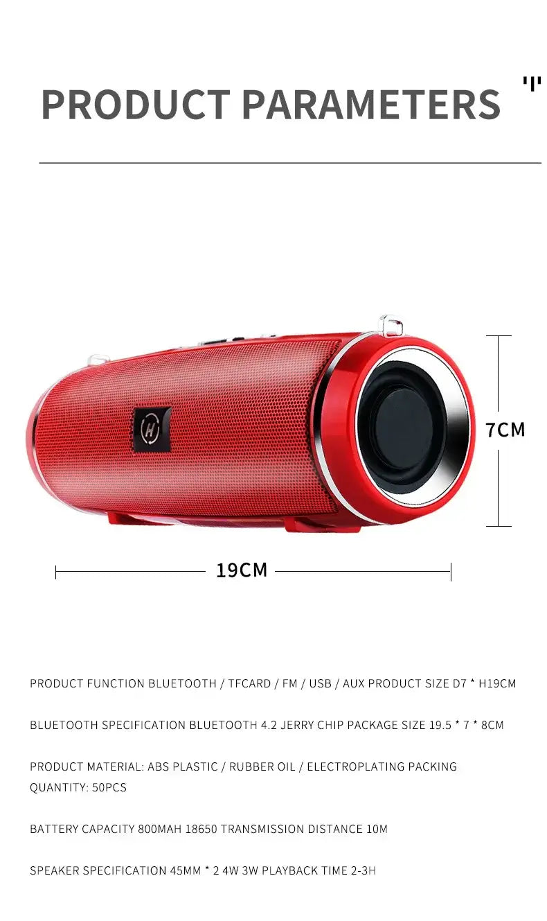 Portable Bluetooth Speakers Mini Wireless Waterproof Sound System