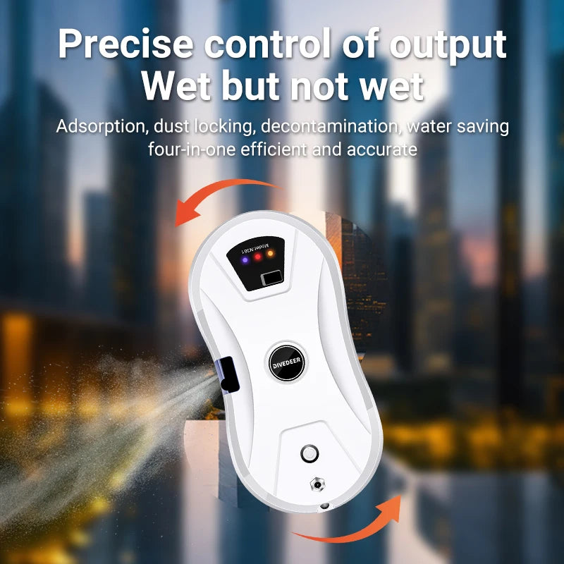 DIVEDEER Window Cleaning Robot Ultra-thin Large Suction Machine