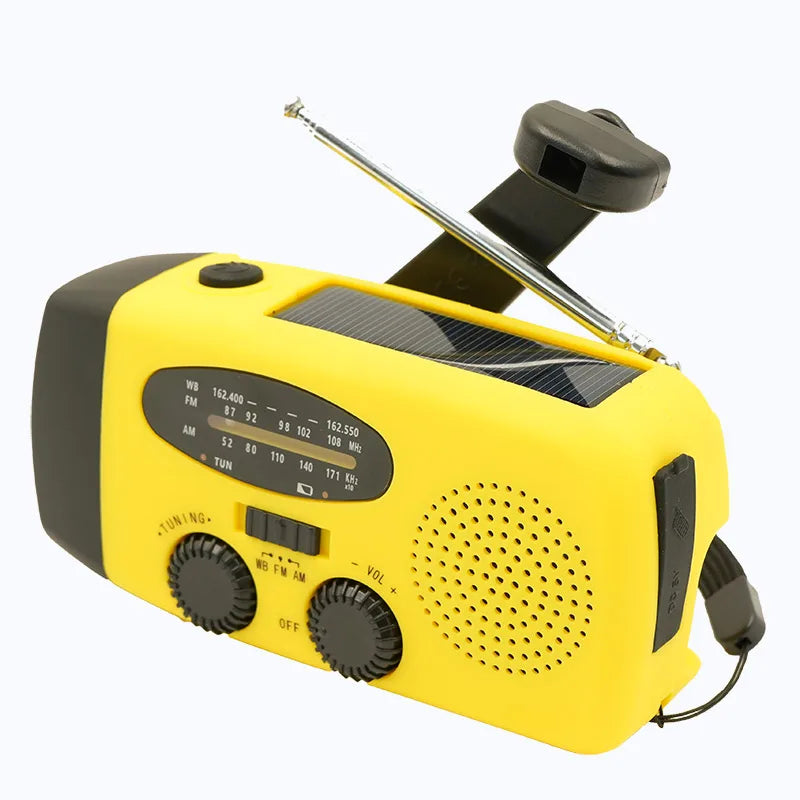MCC Emergency Solar Hand Crank Radio with Power Bank