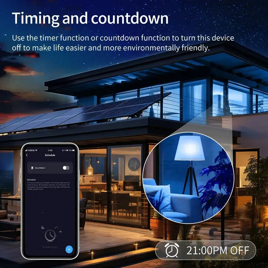 AmmToo Tuya Bluetooth Smart LED Bulb E27 - RGB Color Options