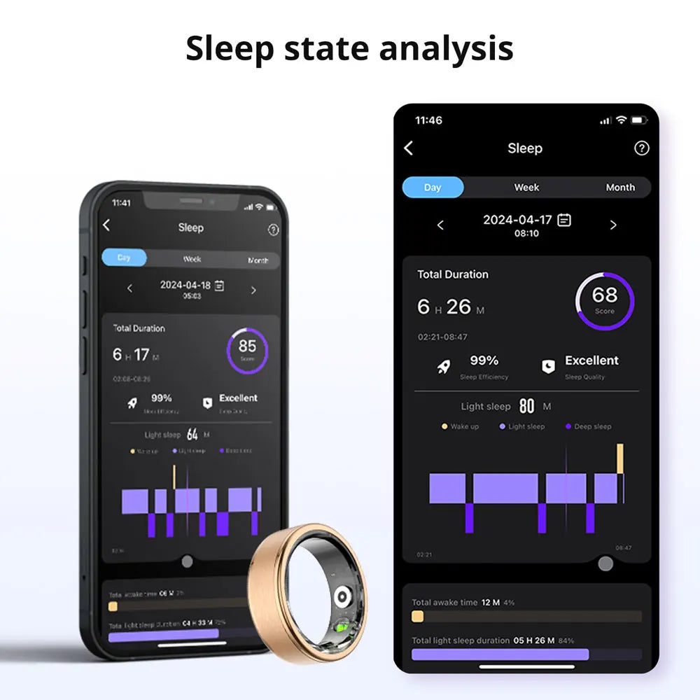 COLMI R03 Smart Ring - 5ATM Waterproof Fitness Tracker