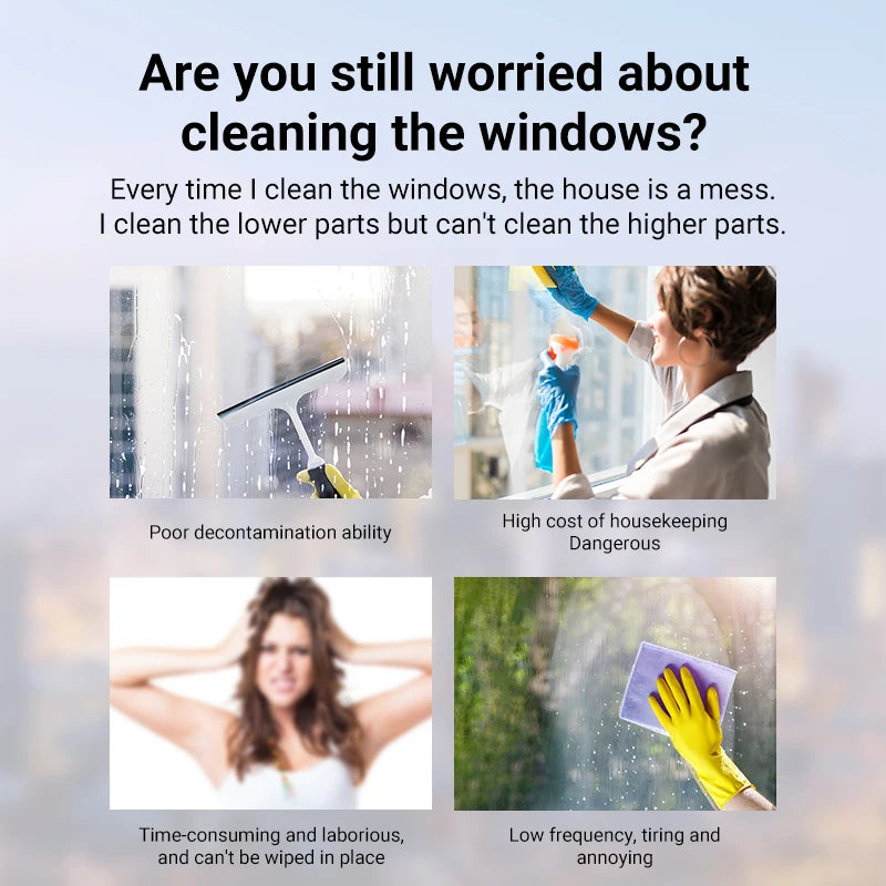 DIVEDEER Window Cleaning Robot Ultra-thin Large Suction Machine