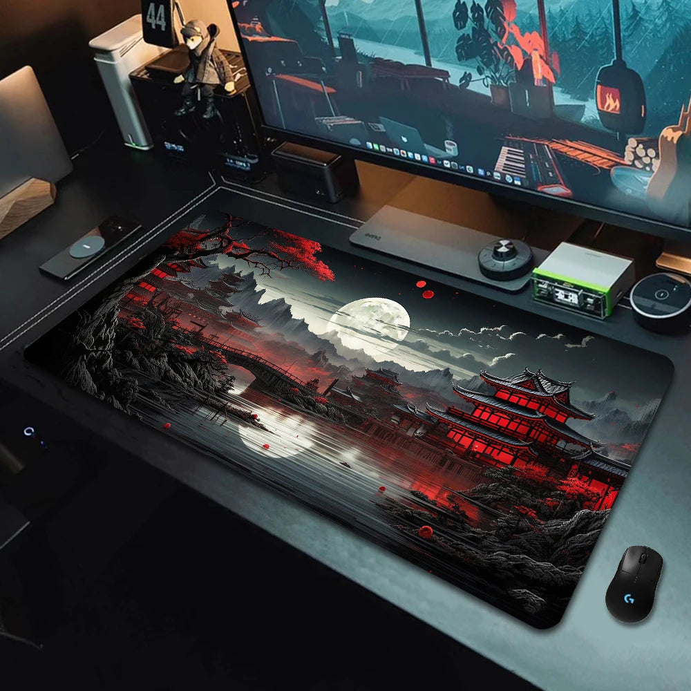 XGZ Starry Sky Moon XXL Anti-Slip Gaming Mat