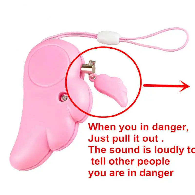 NoEnName 90dB Emergency Alarm Keychain For Personal Safety