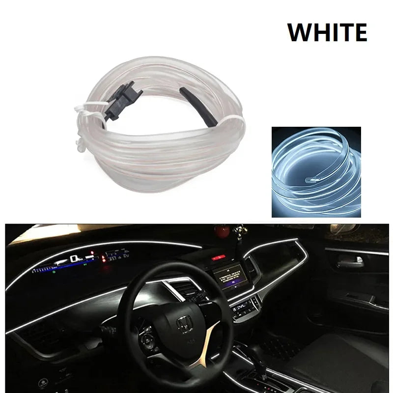 3M/5M Car Interior Led Neon Strip EL Wiring Diode