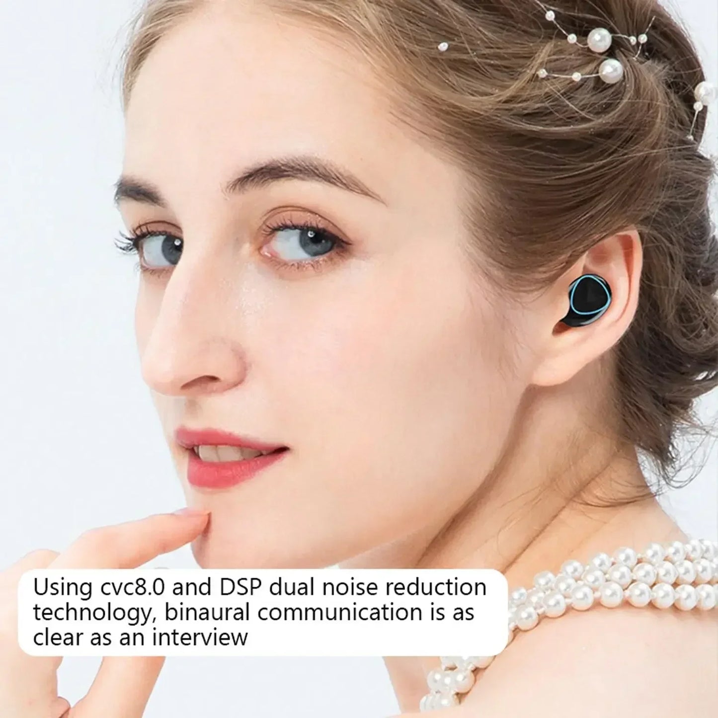 M10 trådløse Bluetooth-ørepropper med vandtæt design