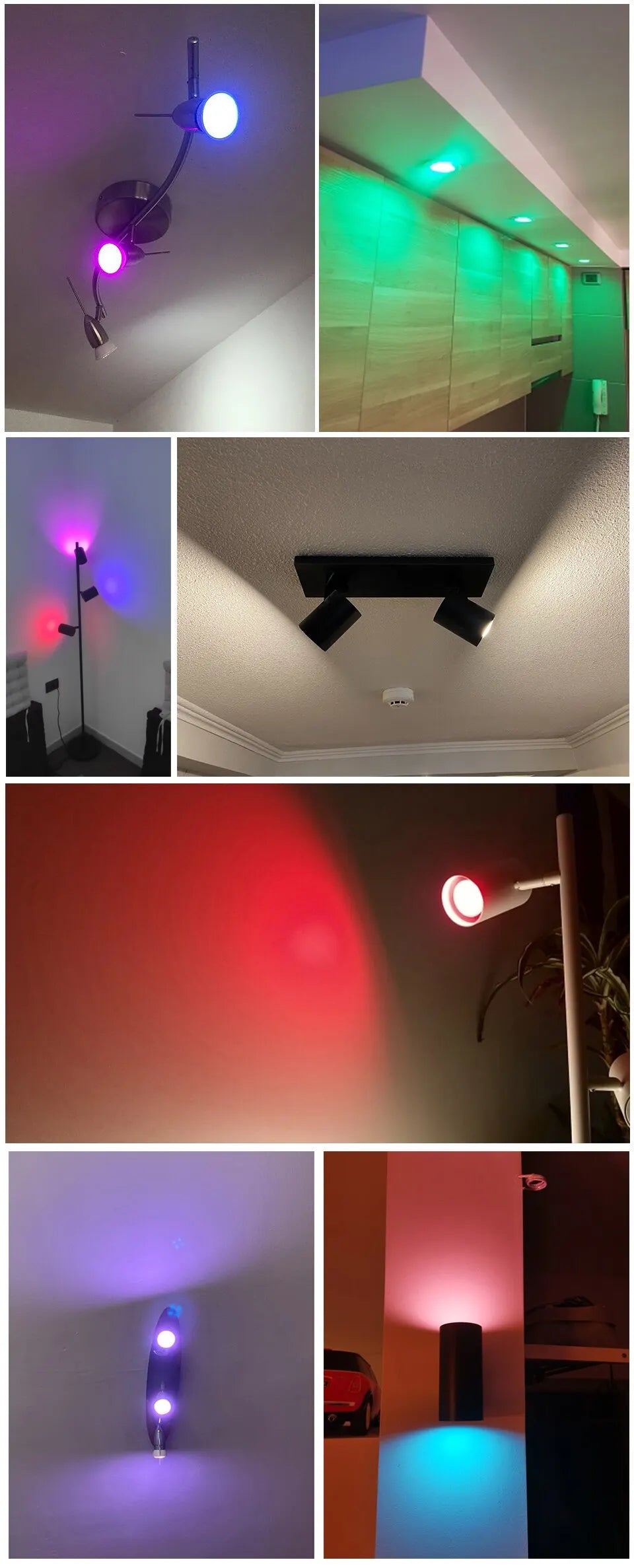 Ammtoo GU10 Smart Light Bulb - Bluetooth RGB LED Control