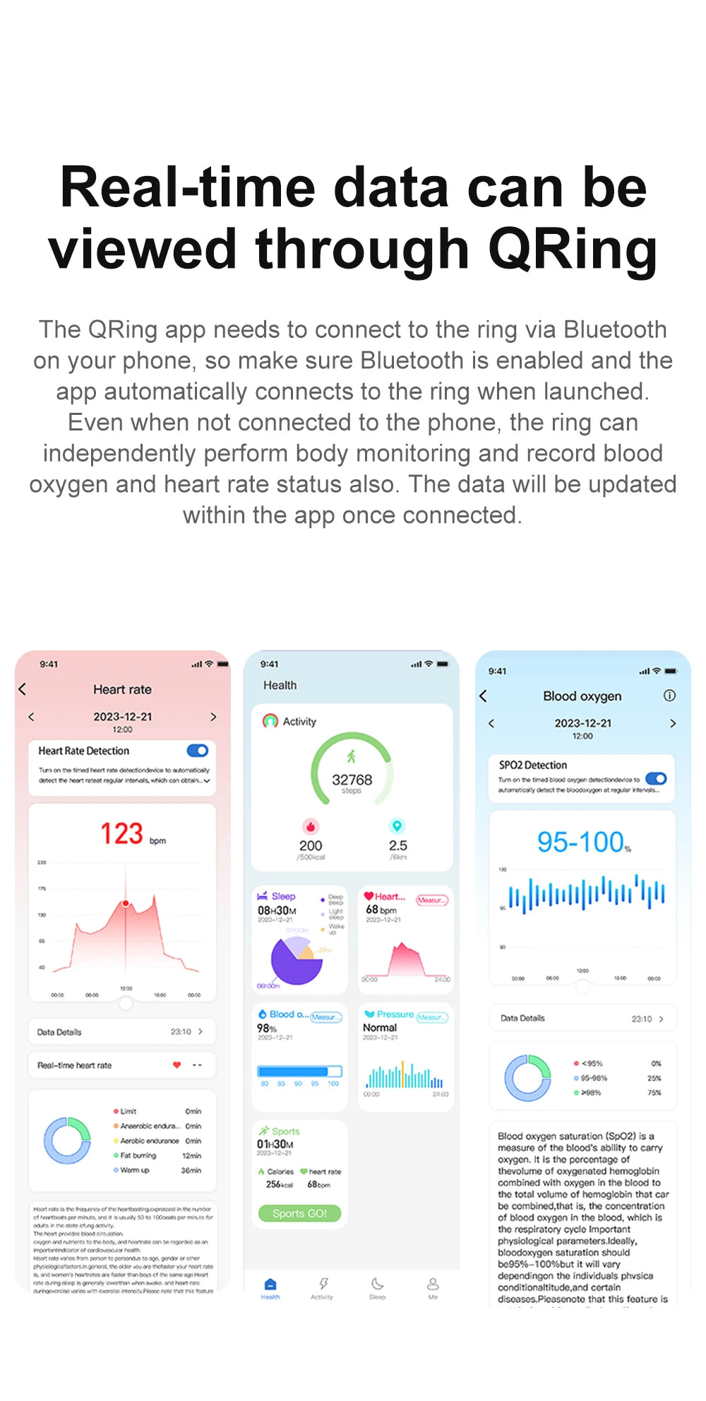 COLMI R02 Smart Ring - Waterproof Health Monitor & Tracker