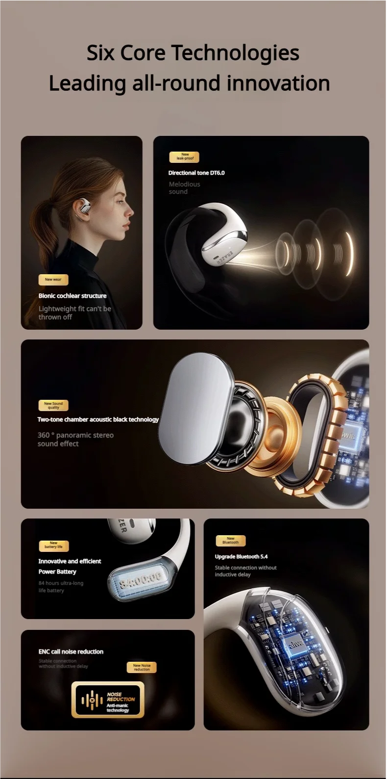 Lenovo ERAZER X9 Waterproof Wireless Bluetooth Earphones