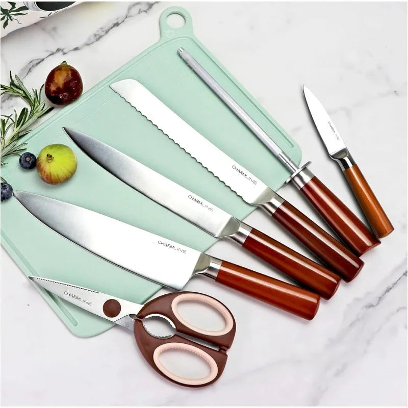Charmline Smart Cutting Board Set with Knife Holder