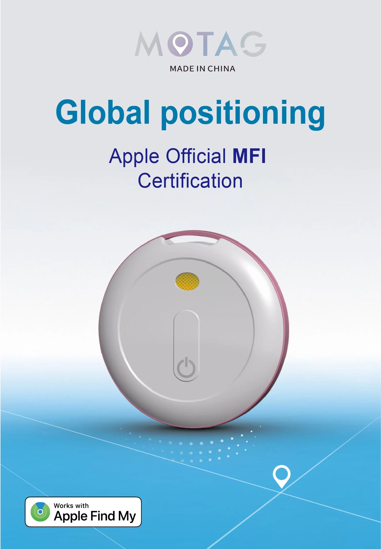 NoEnName Mini Bluetooth GPS Tracker - Uanstrengt lokalisering