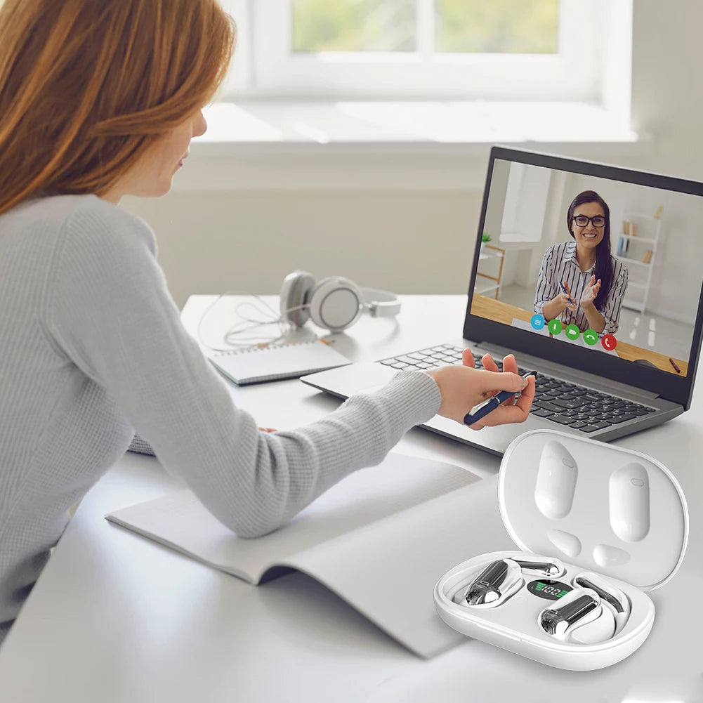 ALLOYSEED 3-in-1 Translator Earbuds - 140 Languages, Bluetooth