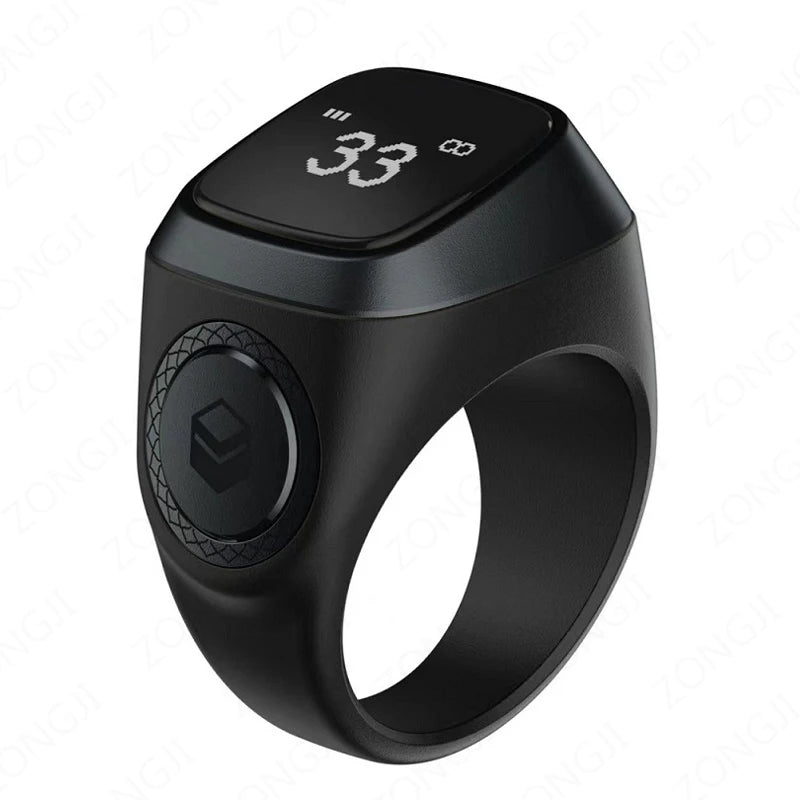 ZONGJI Smart Tasbih Ring - Track Prayers & Steps