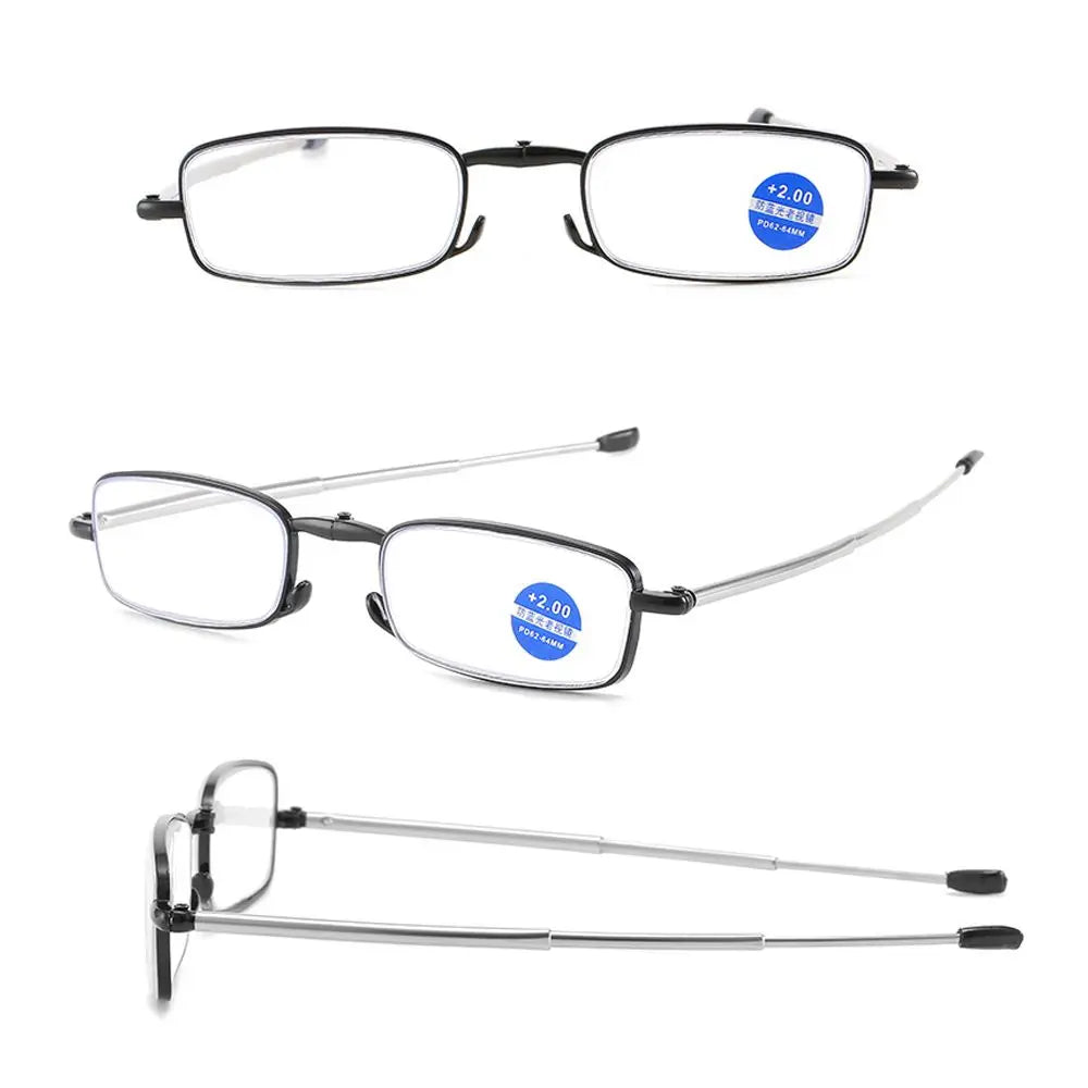 KLASSNUM Folding Anti Blue Light Reading Glasses - Stylish & Portable