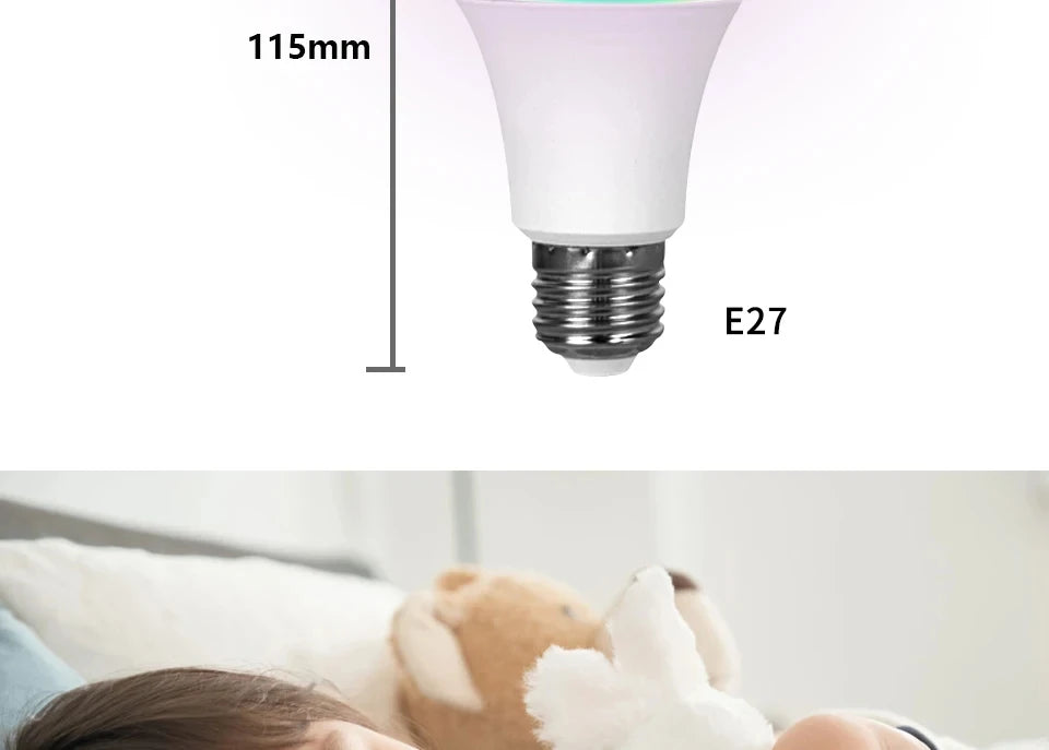 Smart RGB LED Bulb E27 - Tuya App Controlled