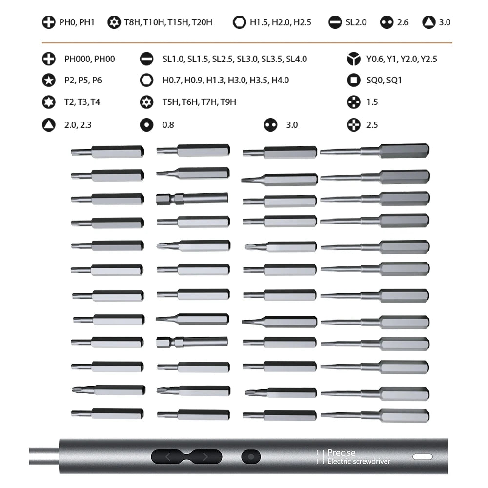 UF·TOOLS 28/62 in 1 Electric Screwdriver Set - Cordless Power Tool