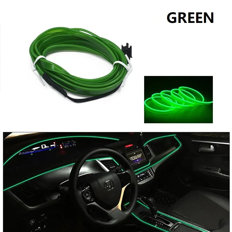 3M/5M Car Interior Led Neon Strip EL Wiring Diode