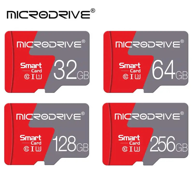 High Speed Class 10 microSD Card - 8GB to 128GB Capacity