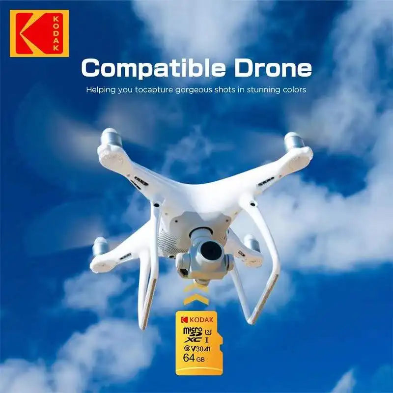 KODAK 128GB Micro SD Card - Class 10, High-Speed Storage