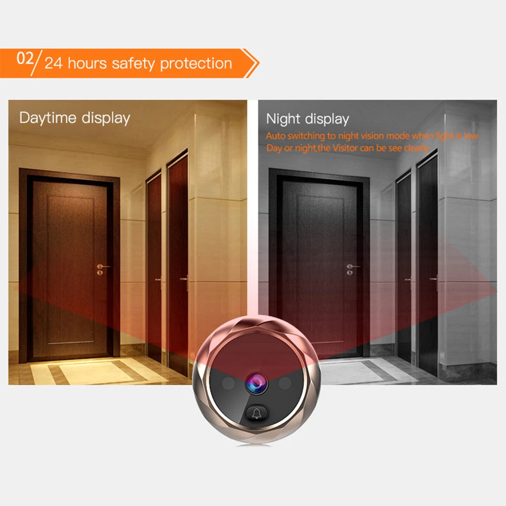 Nooberone 2.8-Inch Digital Door Viewer With Night Vision