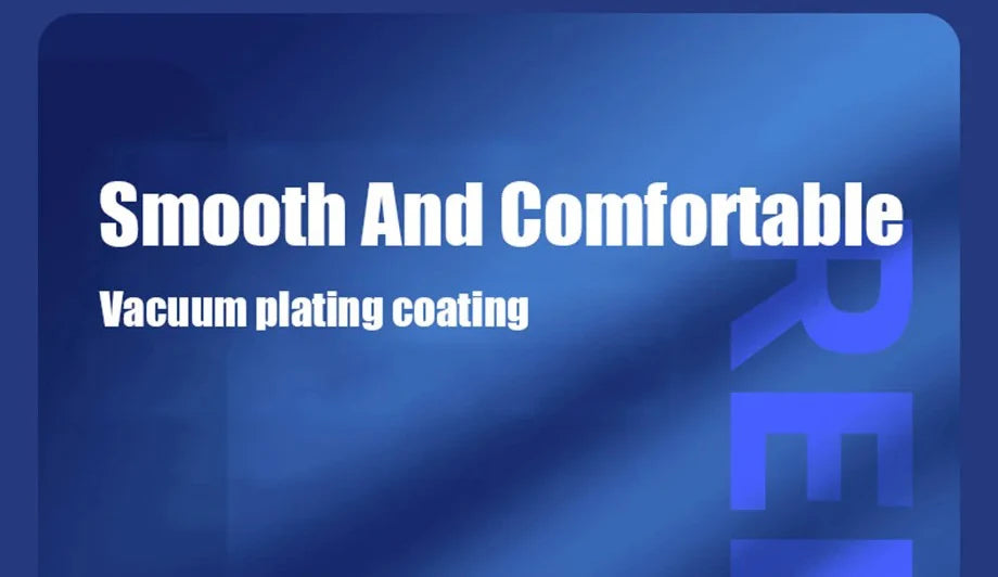 Blue background with white text reads: YKSPACE 2Pcs Anti Blue-Ray Tempered Glass Screen Protector - Smooth and Comfortable, Vacuum Plating Coating, featuring Anti Blue-Ray Eye Care Technology.