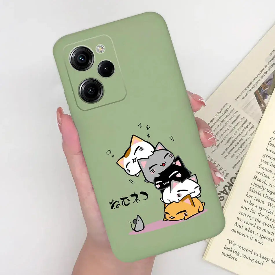 Trendy Silicone Phone Case For Xiaomi Poco X5 Pro 5G