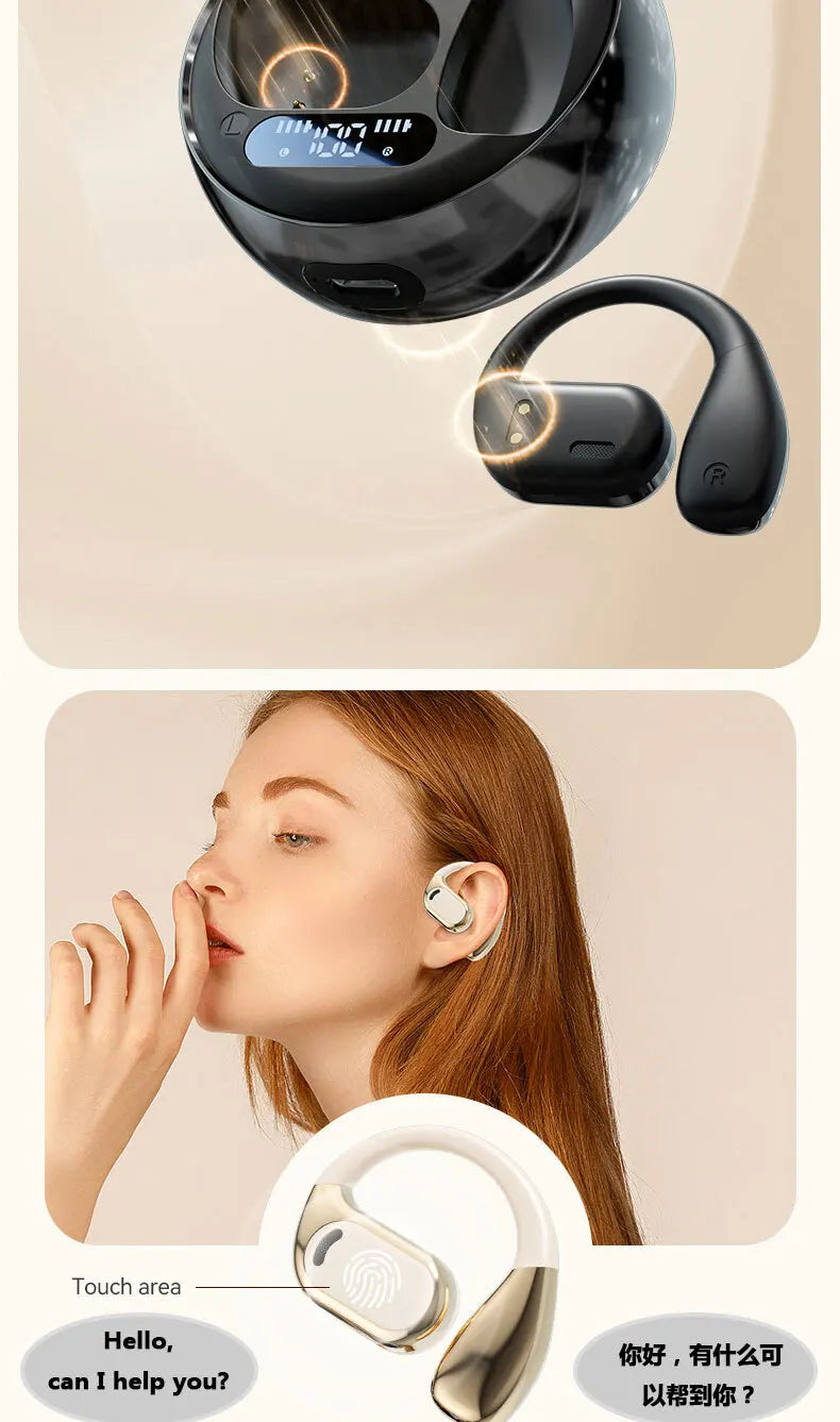 YOCUNKER AI Translation Earbuds - Bluetooth 5.4, 144 Languages