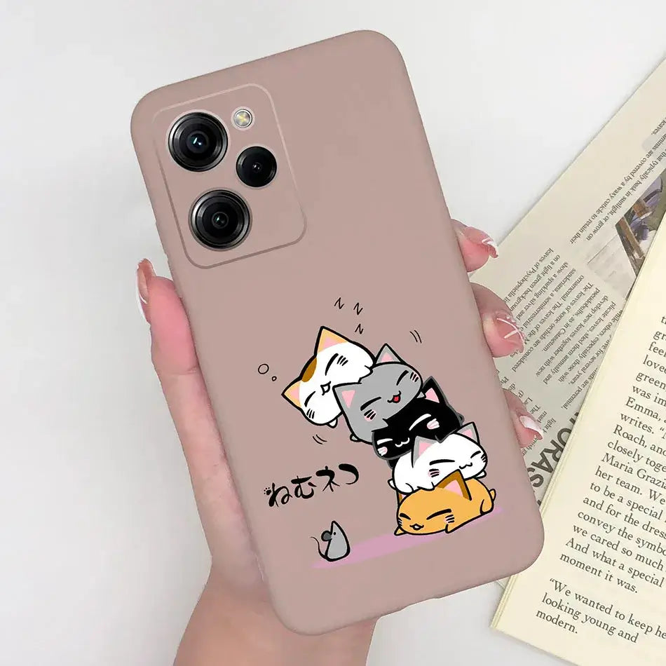 Trendy Silicone Phone Case For Xiaomi Poco X5 Pro 5G