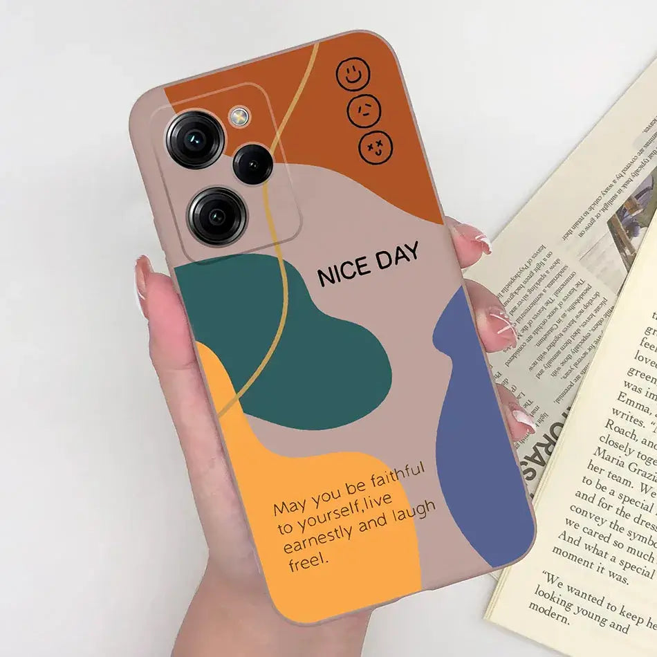 Trendy Silicone Phone Case For Xiaomi Poco X5 Pro 5G