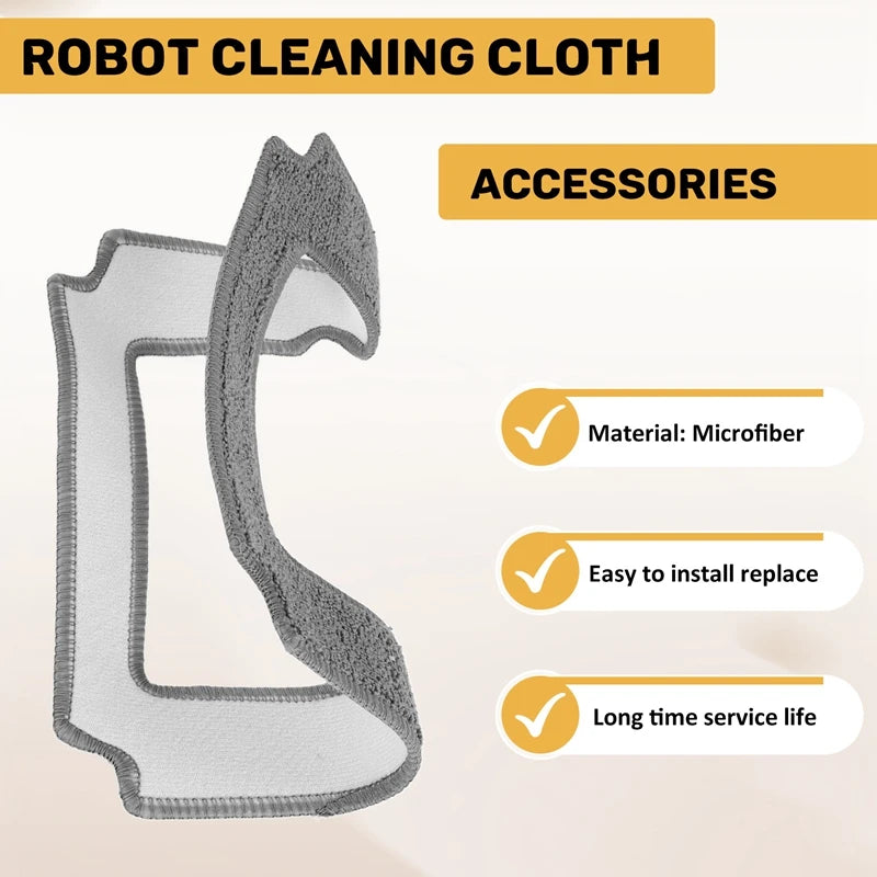 6PCS Window Cleaning Robot Cloth for LIECTROUX YW509