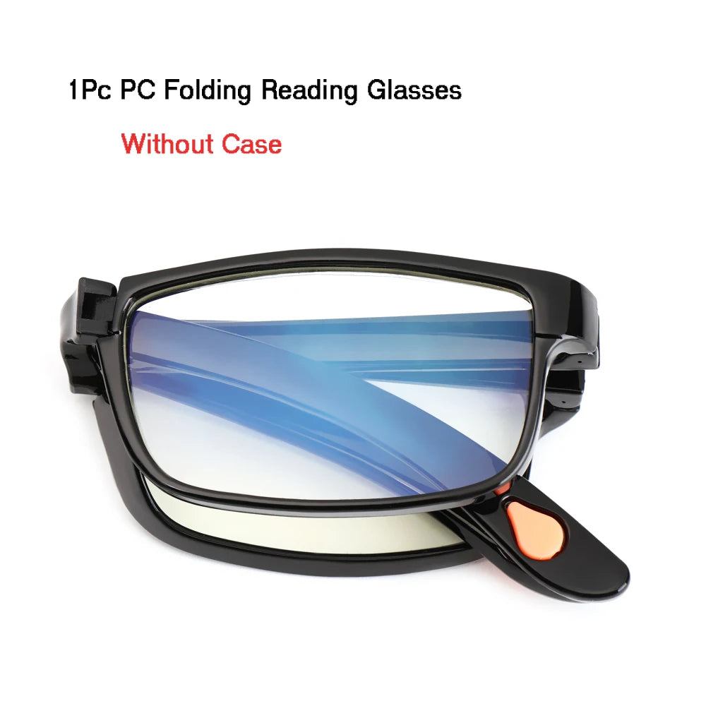 KLASSNUM Folding Anti Blue Light Reading Glasses - Stylish & Portable