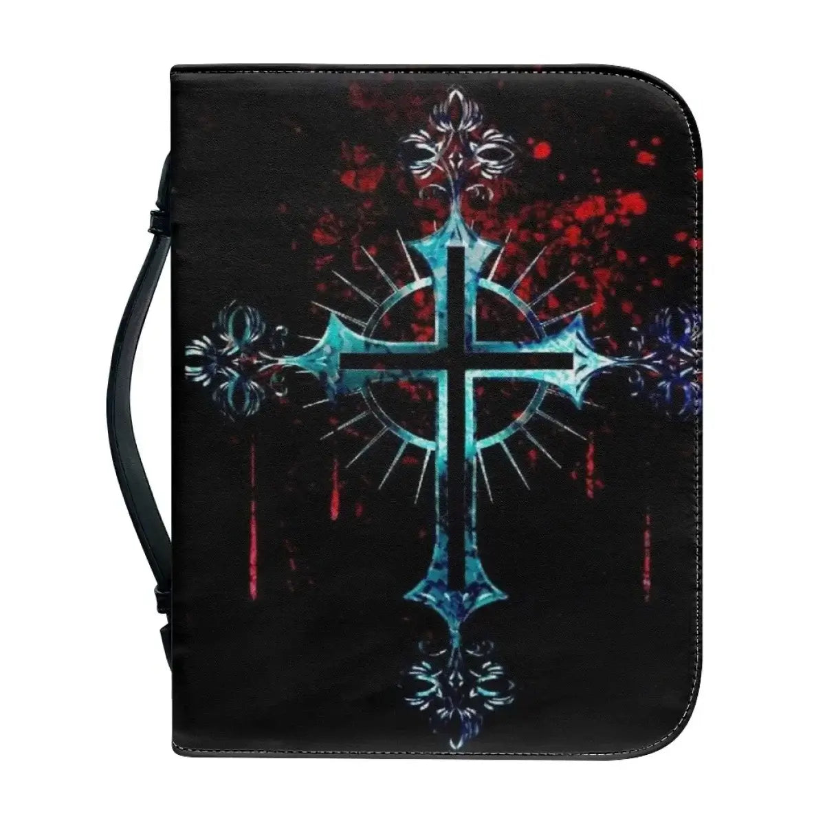 Classic Leather Print Personalized Bible Cover Case Bags