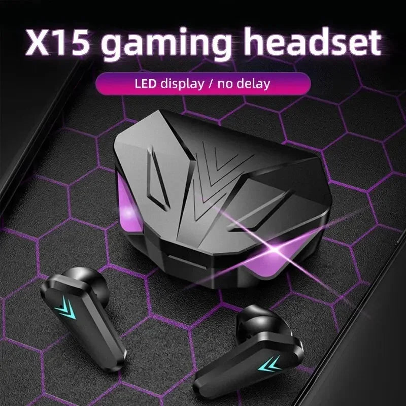 X15 TWS Wireless Bluetooth Headset with LED Display