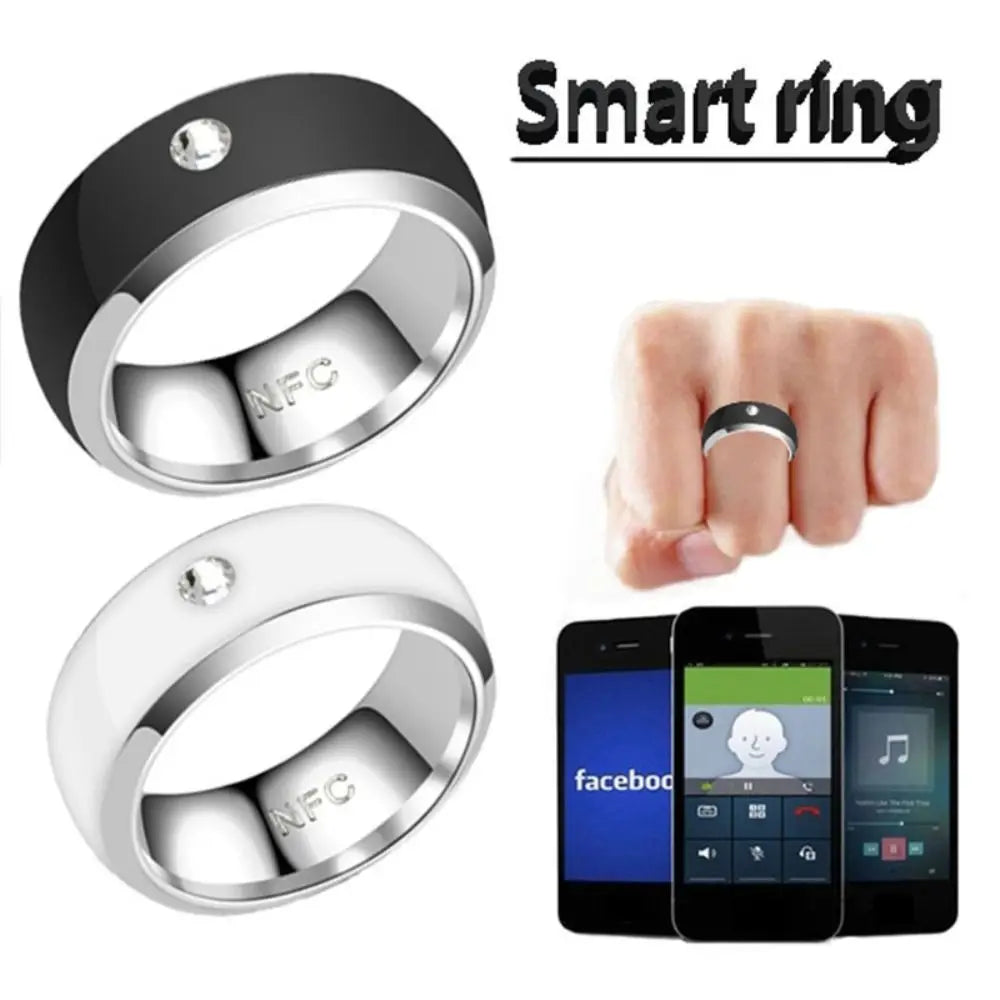 NoEnName NFC Smart Ring - Waterproof Stainless Steel Wearable