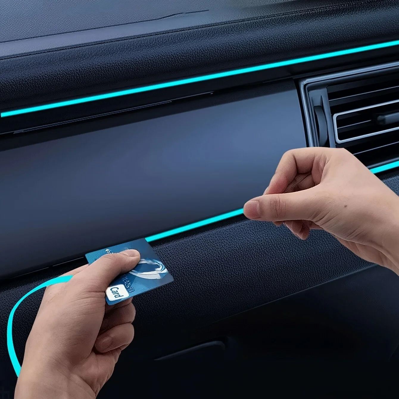 5M LED Car Interior Light USB Ambient Neon Strip EL