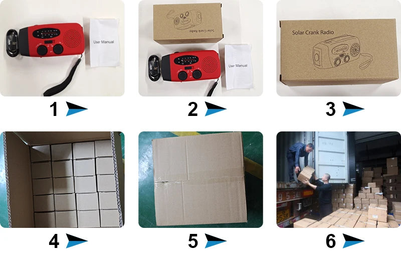 MCC Emergency Solar Hand Crank Radio with Power Bank
