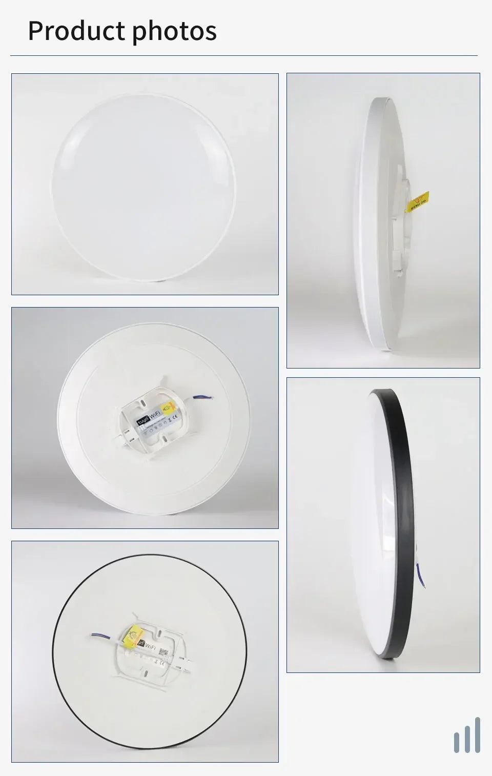Tuya WiFi LED-taklampe - dimbar RGB smart belysning