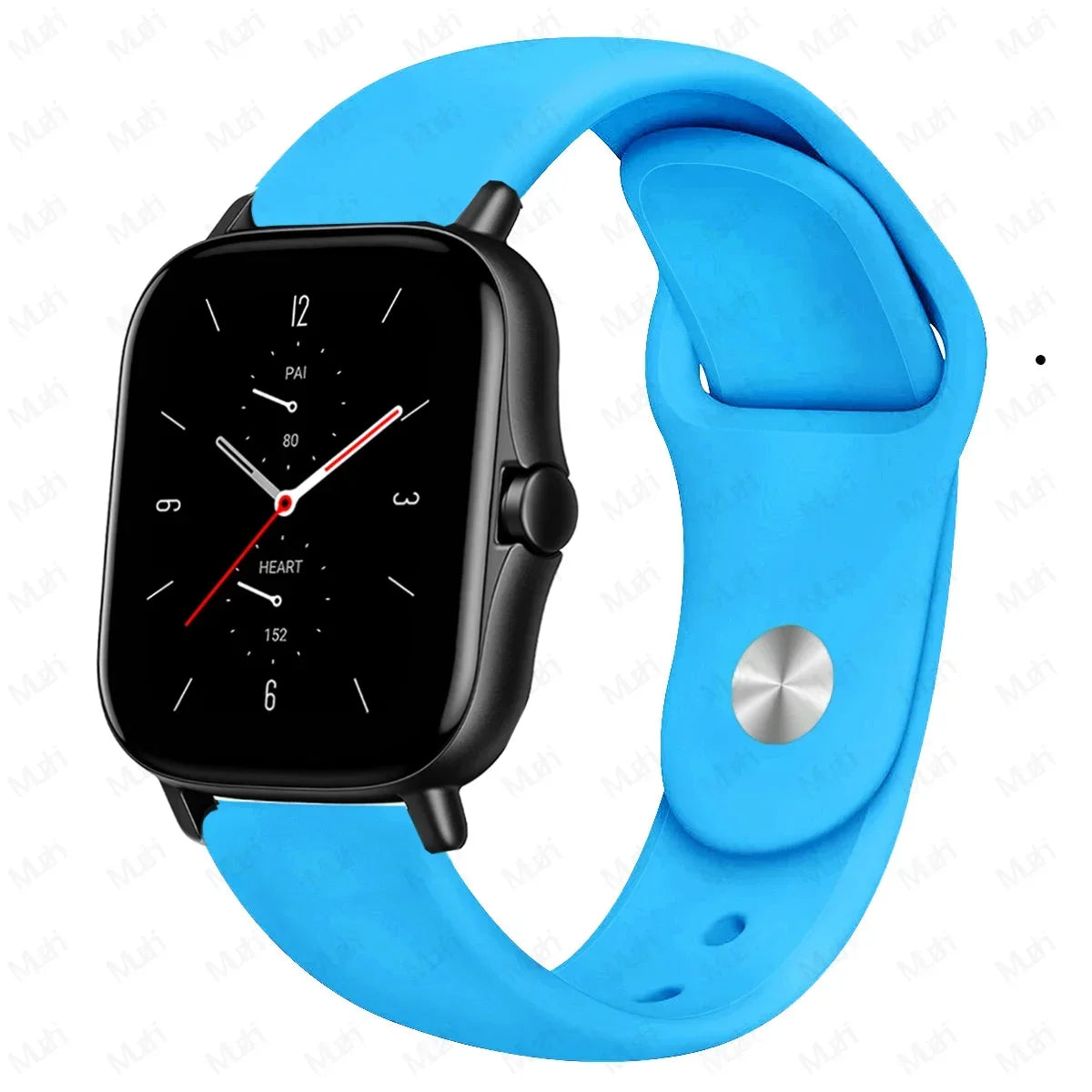 PEO 20mm/22mm silikonklokkerem for Amazfit GTS/GTR - Unisex erstatningsbånd