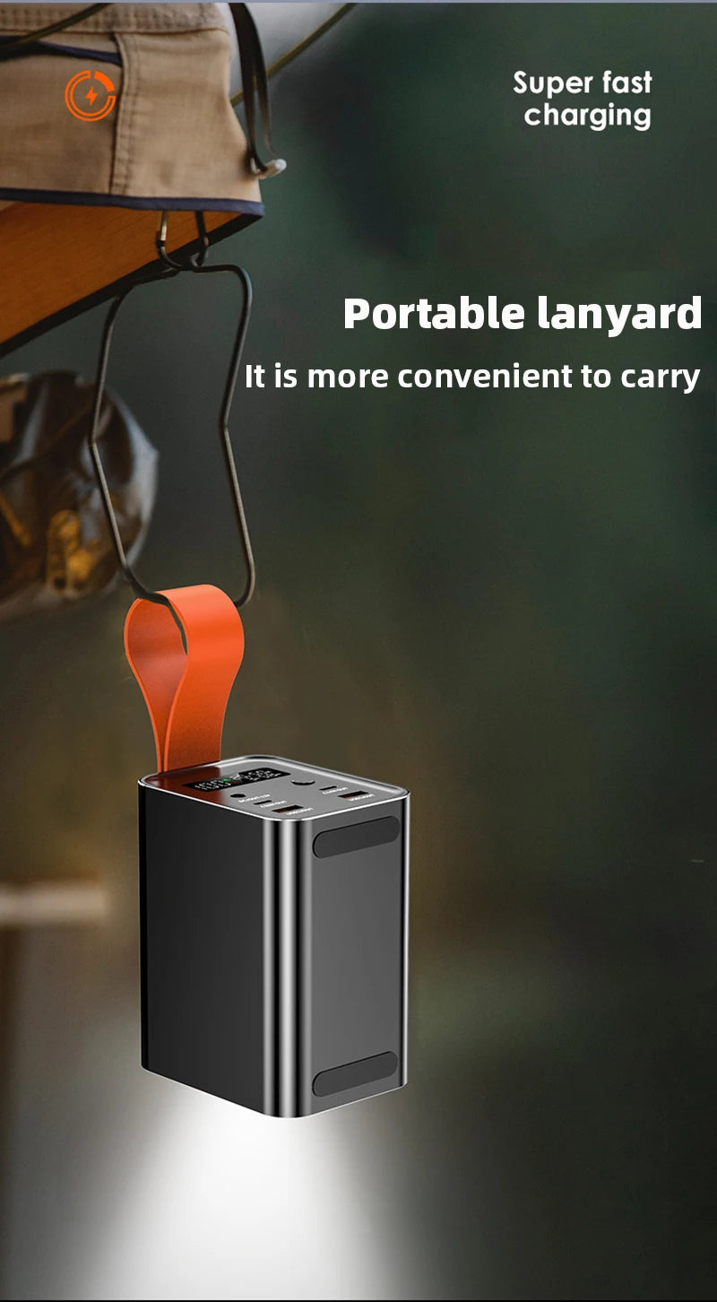 60000mAh Power Bank Station - Fast Charge & Portable