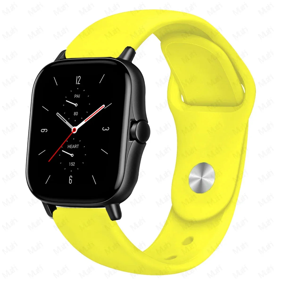 PEO 20mm/22mm silikonklokkerem for Amazfit GTS/GTR - Unisex erstatningsbånd