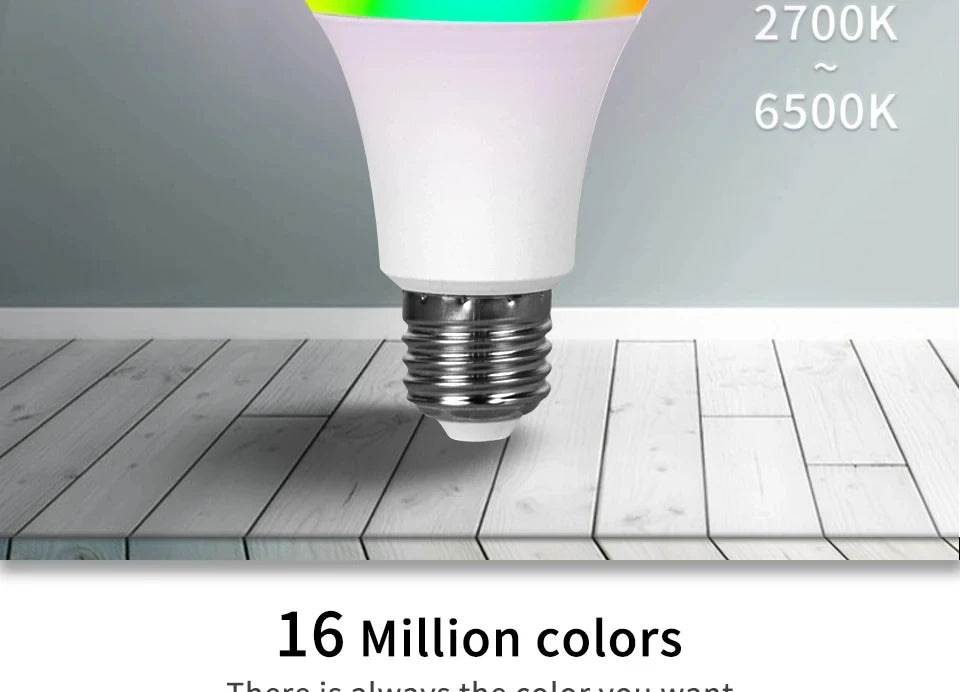 Smart RGB LED Bulb E27 - Tuya App Controlled