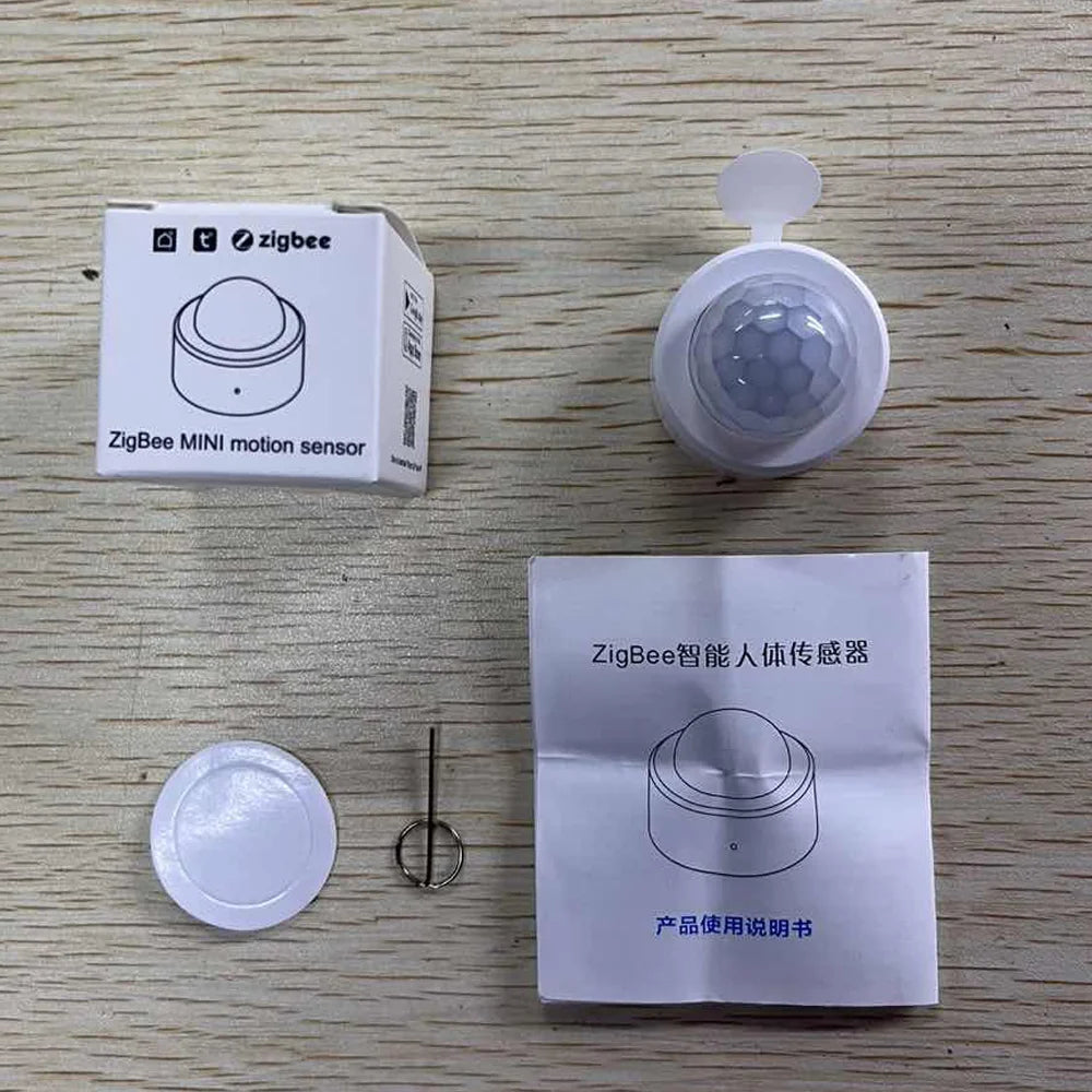 NoEnName Zigbee Mini PIR Motion Sensor - Smart Alerts Enabled